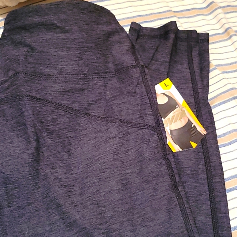 AVIA ankle tigth large  Charcoal Gray